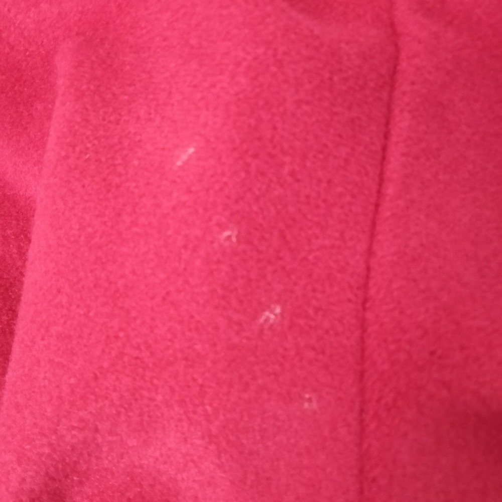 Vintage Moodsetter Pink Kaftan Robe Scalloped Quilted Collar Zip Front Large - Picture 6 of 8